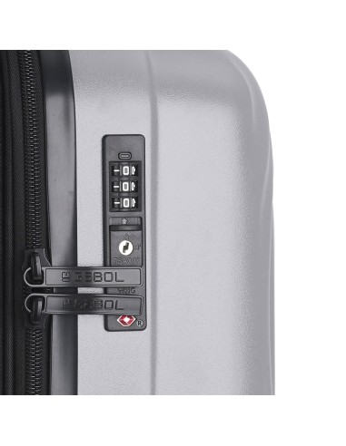 Maleta Trolley Mediana Gabol Radar Plata
