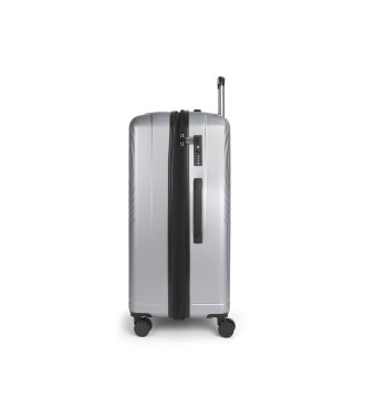 Maleta Trolley Grande Gabol Radar Plata 2