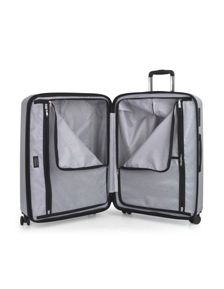 Maleta Trolley Grande Gabol Radar Plata Maleta Trolley Grande Gabol Radar Plata