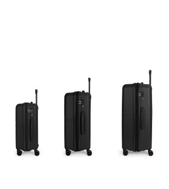 Set 3 Maletas C22-M-L Gabol Steady Negro 2