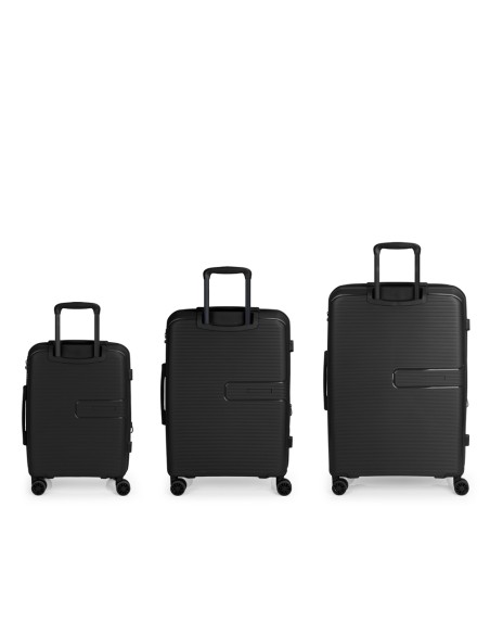 Set 3 Maletas C22-M-L Gabol Steady Negro
