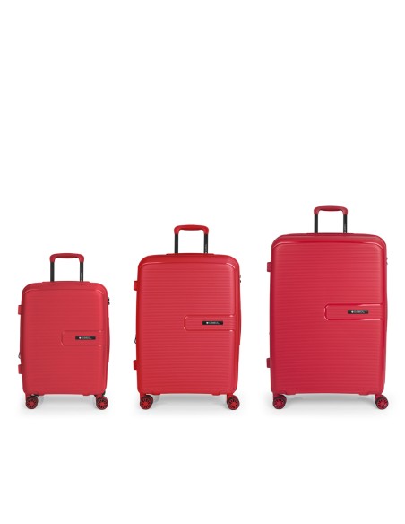 Set 3 Maletas C22-M-L Gabol Steady Rojo