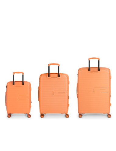 Set 3 Maletas C22-M-L Gabol Steady Naranja