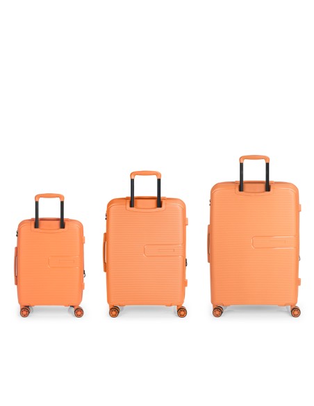 Set 3 Maletas C22-M-L Gabol Steady Naranja