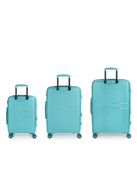 Set 3 Maletas C22-M-L Gabol Steady Turquesa