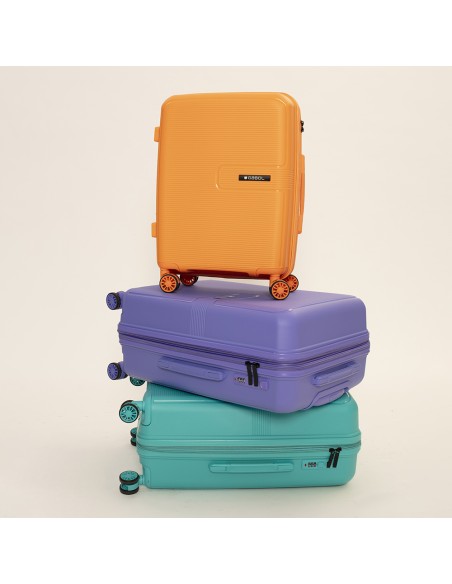 Set 3 Maletas C22-M-L Gabol Steady Lila Set 3 Maletas C22-M-L Gabol Steady Lila