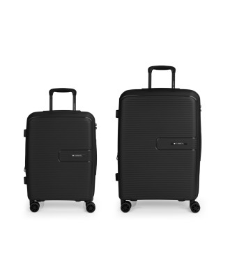 Set 2 Maletas C22-M  Gabol Steady Negro