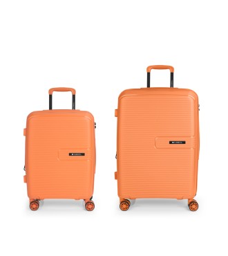 Set 2 Maletas C22-M  Gabol Steady Naranja