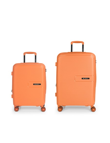 Set 2 Maletas C22-M  Gabol Steady Naranja
