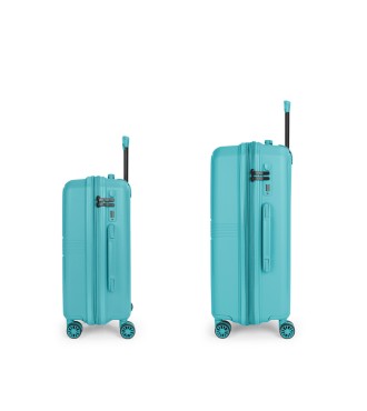 Set 2 Maletas C22-M  Gabol Steady Turquesa 2