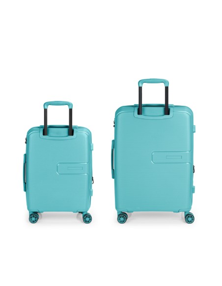 Set 2 Maletas C22-M  Gabol Steady Turquesa