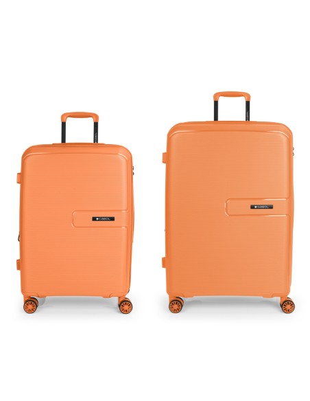 Set 2 Maletas M-L Gabol Steady Naranja