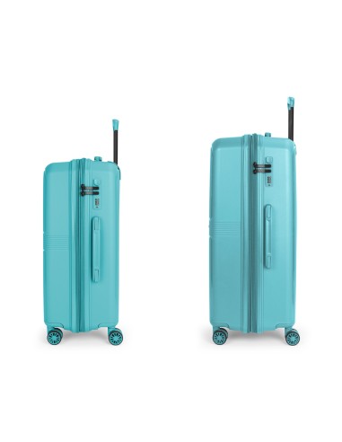 Set 2 Maletas M-L Gabol Steady Turquesa