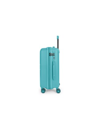 Maleta Trolley Cabina Gabol Steady Turquesa 2