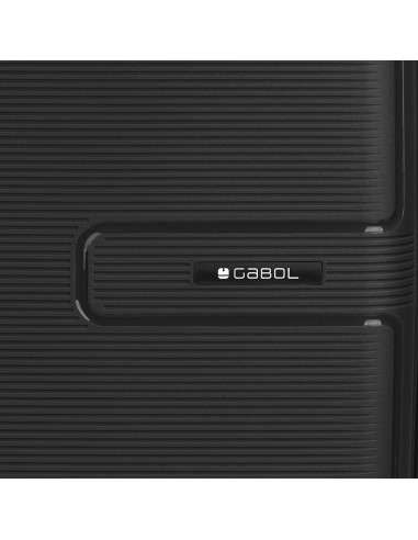 Maleta Trolley Mediano Gabol Steady Negro