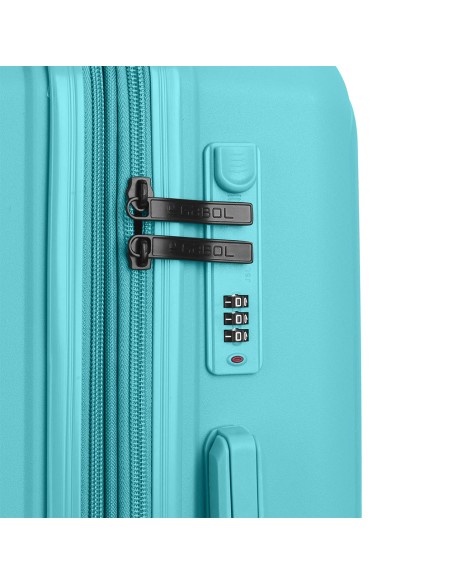 Maleta Trolley Mediano Gabol Steady Turquesa