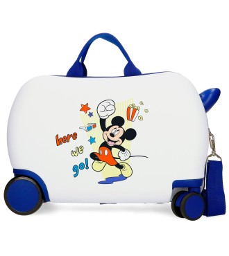 4771045 MALETA INF.ABS 4R.(2 MULTI.) 45CM. MICKEY HERE WE GO