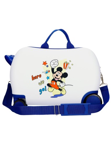 4771045 MALETA INF.ABS 4R.(2 MULTI.) 45CM. MICKEY HERE WE GO