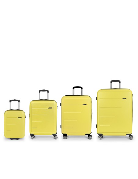 Set 4 Maletas C21-C22-M-L Gabol Future Plus Amarillo Set 4 Maletas C21-C22-M-L Gabol Future Plus Amarillo