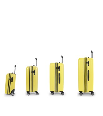 Set 4 Maletas C21-C22-M-L Gabol Future Plus Amarillo 2