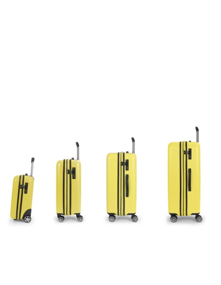 Set 4 Maletas C21-C22-M-L Gabol Future Plus Amarillo Set 4 Maletas C21-C22-M-L Gabol Future Plus Amarillo