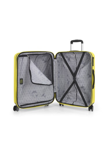 Set 4 Maletas C21-C22-M-L Gabol Future Plus Amarillo