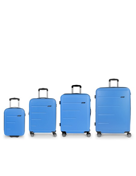 Set 4 Maletas C21-C22-M-L Gabol Future Plus Celeste Set 4 Maletas C21-C22-M-L Gabol Future Plus Celeste