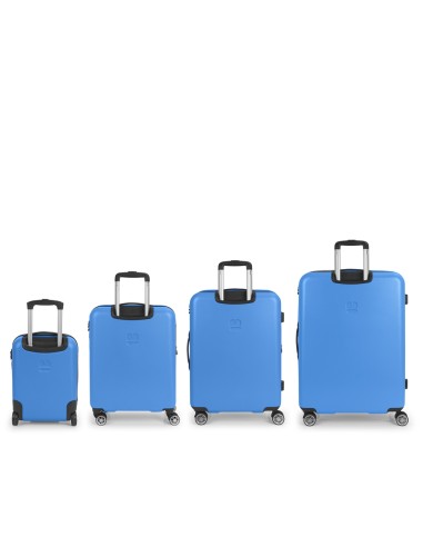 Set 4 Maletas C21-C22-M-L Gabol Future Plus Celeste