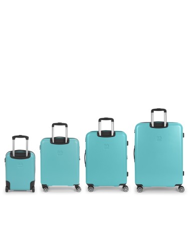 Set 4 Maletas C21-C22-M-L Gabol Future Plus Turquesa