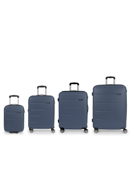 Set 4 Maletas C21-C22-M-L Gabol Future Plus Azul Marino Set 4 Maletas C21-C22-M-L Gabol Future Plus Azul Marino
