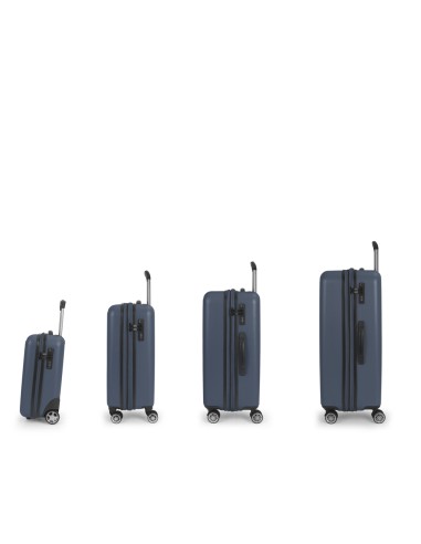 Set 4 Maletas C21-C22-M-L Gabol Future Plus Azul Marino