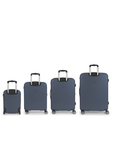 Set 4 Maletas C21-C22-M-L Gabol Future Plus Azul Marino