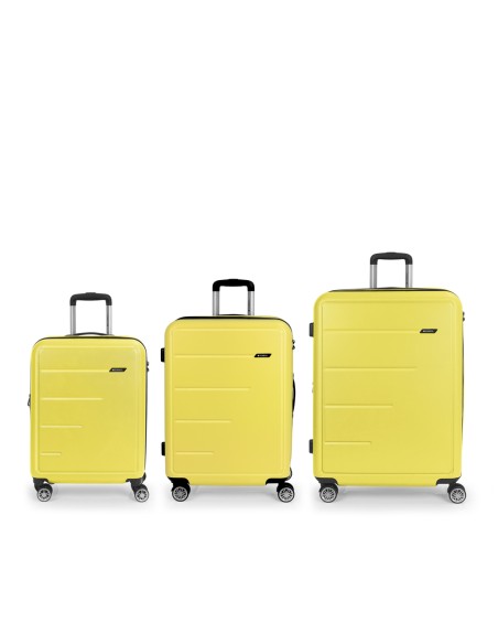Set 3 Maletas C22-M-L Gabol Future Plus Amarillo Set 3 Maletas C22-M-L Gabol Future Plus Amarillo