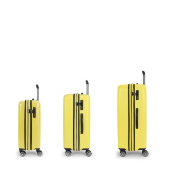 Set 3 Maletas C22-M-L Gabol Future Plus Amarillo 2