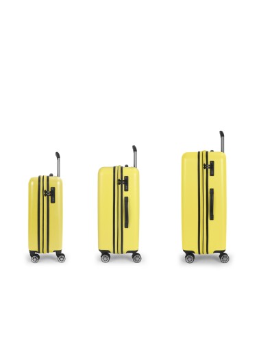 Set 3 Maletas C22-M-L Gabol Future Plus Amarillo