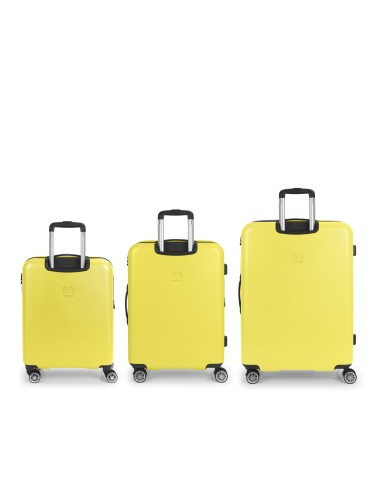 Set 3 Maletas C22-M-L Gabol Future Plus Amarillo