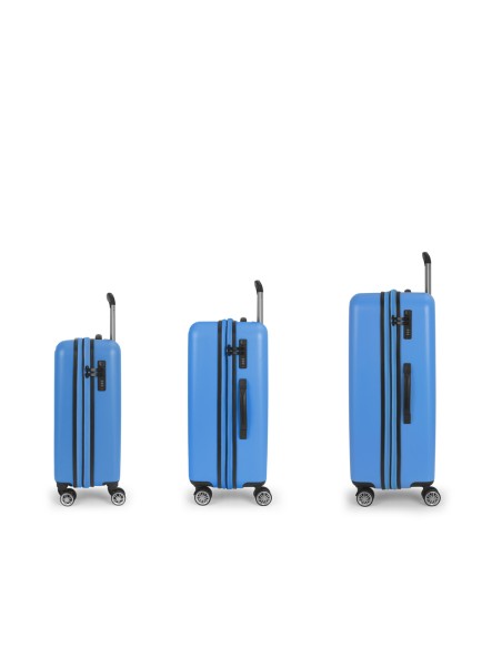 Set 3 Maletas C22-M-L Gabol Future Plus Celeste Set 3 Maletas C22-M-L Gabol Future Plus Celeste