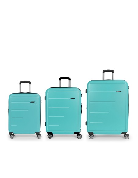 Set 3 Maletas C22-M-L Gabol Future Plus Turquesa Set 3 Maletas C22-M-L Gabol Future Plus Turquesa