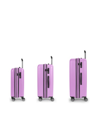 Set 3 Maletas C22-M-L Gabol Future Plus Rosa