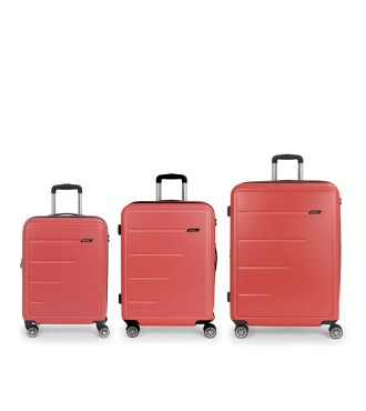 Set 3 Maletas C22-M-L Gabol Future Plus Coral