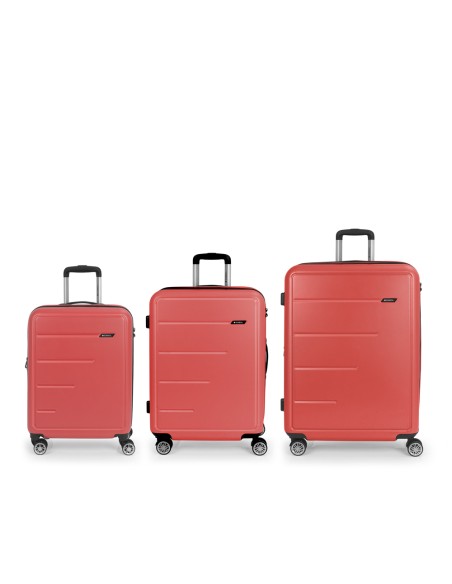 Set 3 Maletas C22-M-L Gabol Future Plus Coral Set 3 Maletas C22-M-L Gabol Future Plus Coral