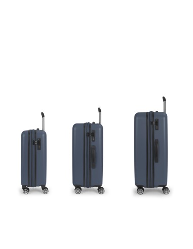 Set 3 Maletas C22-M-L Gabol Future Plus Azul Marino