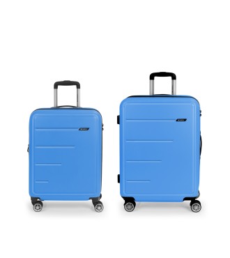 Set 2 Maletas C22-M Gabol Future Plus Celeste