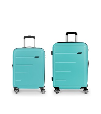 Set 2 Maletas C22-M Gabol Future Plus Turquesa
