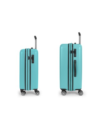 Set 2 Maletas C22-M Gabol Future Plus Turquesa 2