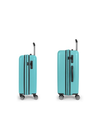 Set 2 Maletas C22-M Gabol Future Plus Turquesa