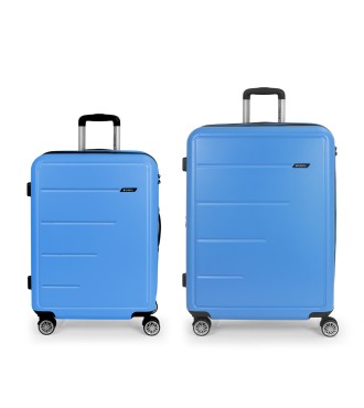 Set 2 Maletas M-L Gabol Future Plus Celeste