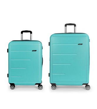 Set 2 Maletas M-L Gabol Future Plus Turquesa