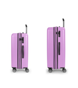 Set 2 Maletas M-L Gabol Future Plus Rosa 2