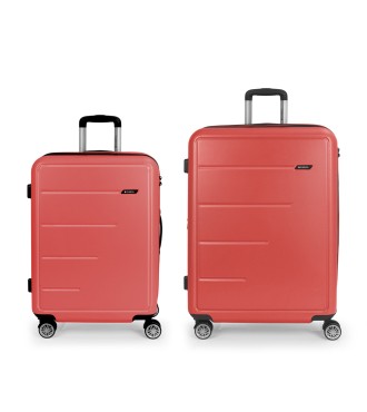 Set 2 Maletas M-L Gabol Future Plus Coral